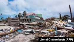 Наступствы ўрагану «Ірма» на францускім востраве Карыбскага мора Сэн-Мартэн 