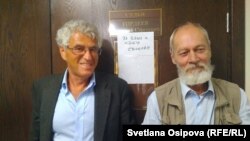 Леонид Гозман и Сергей Шаров-Делоне в суде