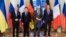 Глави МЗС «нормандської четвірки» під час зустрічі у Берліні 13 квітня 2015 року