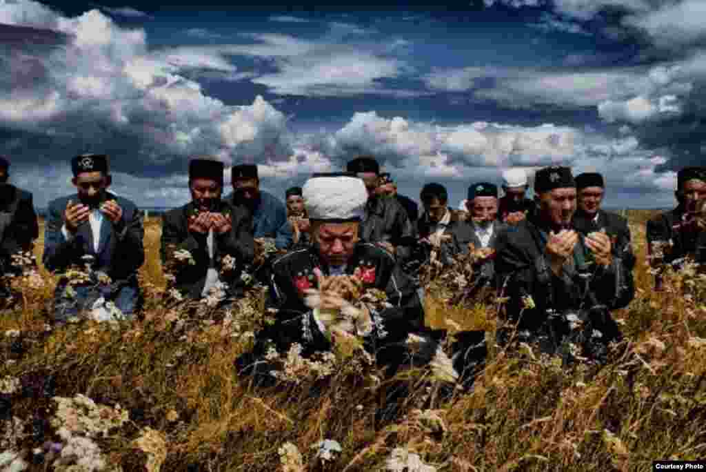 Чуваш республикасынын Булгар шаарында имамдар куран окушууда. 17-август.