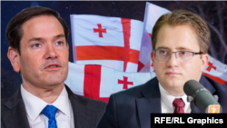 Марко Рубио и Георгий Мелашвили (коллаж)