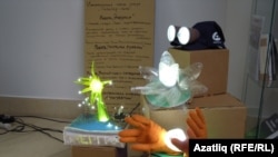 Күргәзмәдә нанотехнология кулланып эшләнгән тауарлар күрсәтелде