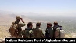 برخی ازاعضای جبهه مقاومت ملی افغانستان که عمدتا در شمال این کشور فعالیت می کنند