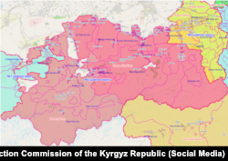 №2 шайлоо округуна Баткен районунун жана Кадамжай районунун аймактары бириктирилген.