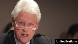 Билл Клинтон, спецпредставитель ООН на Гаити.