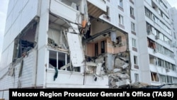 Последствия взрыва газа в девятиэтажном жилом доме в Ногинске, Московская область, 9 сентября 2021 года