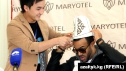 На пресс-конференции организаторов фестиваля "Я - Танцор" в Бишкеке. Фотографии Алии Сурановой.