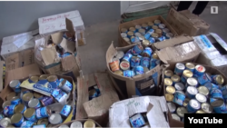 ԱԱԾ-ի կողմից Մանվել Գրիգորյանին պատկանող տարածքներում հայտնաբերված խտացրած կաթը, արխիվ 