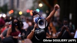 Эпизод демонстрации 4 июня в Вашингтоне