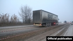 Маданият-Жалал-Абад жолунун азыркы көрүнүшү. Президенттин басма сөз кызматы тараткан сүрөт. 20-декабрь, 2020-жыл. 