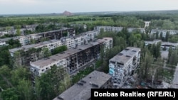 Разрушения в Покровске. Фотография сделана в мае этого года