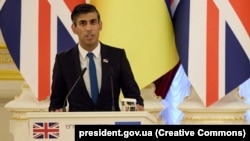 Прем’єр-міністр Великої Британії Ріші Сунак під час візиту до України. Київ, 19 листопада, 2022 року 