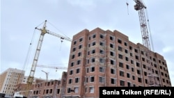 Көппәтерлі тұрғын үй құрылысы. Көрнекі сурет.