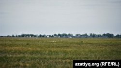 Виды села Оразак. Акмолинская область, 11 июня 2021 года