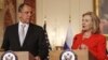 U.S. -- Secretary of State Hillary Rodham Clinton, accompanied by Russian Foreign Minister Sergey Lavrov, speaks at the State Department in Washington, 13Jul2011
