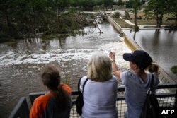 Зь берагоў выйшла рака Гуадалупэ ў штаце Тэхас, 6 ліпеня 2025 году