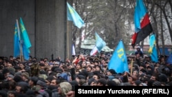 Мітинг 26 лютого 2014 року, Сімферополь