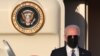 U.S. President Joe Biden gets off Air Force One after arriving ahead of a NATO summit at Brussels Military Airport on June 13. 