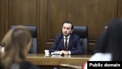 «Քաղաքացիական պայմանագիր» խմբակցության ղեկավար Հայկ Կոնջորյան, արխիվ