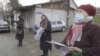 Kazakh Women Picket Chinese Consulate, Demand Release Of Relatives