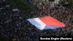 Акция в Праге