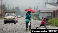 Бишкектеги жаңы конуштардын бири. Иллюстрациялык сүрөт.