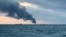 У берегов Крыма сгорели два танкера, которые перевозили сжиженный газ