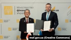 Угоду у формі обміну нотами про надання Україні підписали міністр фінансів Сергій Марченко та посол Японії в Україні Масасі Накаґоме