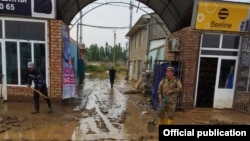 Тазалоо иштери. Кадамжай району. 