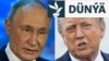 Russiýanyň prezidenti Wladimir Putin we ABŞ-nyň prezidenti Donald Tramp (kombo suraty)