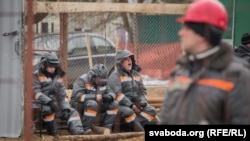 Будоўля каля ўрочышча Курапаты