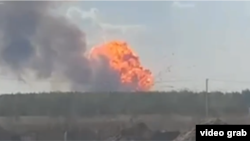 Չստուգված լուսանկարում երևում է, թե ինչպես է Վլադիմիրի մարզի Կիրժաչսկի շրջանում հրդեհ բռնկվել