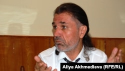 Виктор Буков, председатель Алматинского областного филиала Cоюза "Атамекен". Талдыкорган, 8 августа 2011 года.