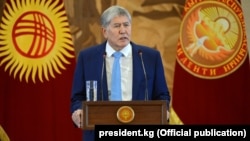 Президент Алмазбек Атамбаев.
