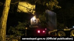 Демонтаж ларьков на Сапун-горе в Севастополе, архивное фото