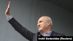 Вано Мерабишвили после выхода из тюрьмы, февраль 2020 года