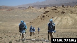 زنان ماین روب در بامیان