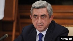 Armenian President Serzh Sarkisian (file photo)