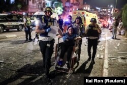 Рамат Ган деген шаар Ирандын соккусунан кийин. Израил, 13-июнь 2025-жыл