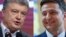 Петр Порошенко и Владимир Зеленский. Коллаж