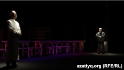 «Жаннат» спектаклінен көрініс. Орал, 31 мамыр 2015  жыл.