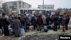 Евакуація людей з Дебальцева. 5 лютого 2015 року