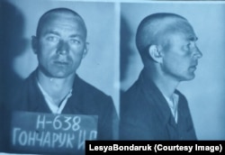 Іван Ганчарук падчас сьледства супраць яго ў 1946 годзе