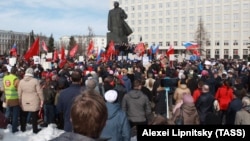 Акция протеста против ввоза мусора 