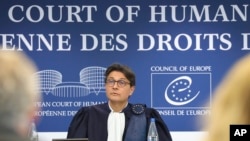 Ֆրանսիա - ՄԻԵԴ նախագահ Մաթիաս Գույոմարը պատրաստվում է հրապարակել դատարանի վճիռները, Ստրասբուրգ, 9-ը հուլիսի, 2025թ.