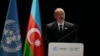 Azerbaijan - Ilham Aliyev, Azerbaijan president, speaks at a summit of the leaders of Small Islands Developing States at the COP29 U.N. Climate Summit, Baku, November 13, 2024.