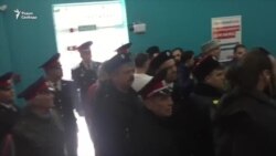 Казаки в штабе Навального в Краснодаре