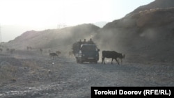 Приграничное село Ак-Сай в Баткенской области.