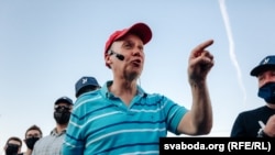 Незарегистрированный кандидат в президенты Белоруссии Валерий Цепкало 