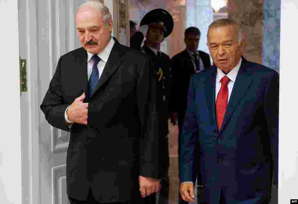 Александр Лукашенко и&nbsp;Ислам Каримов. 